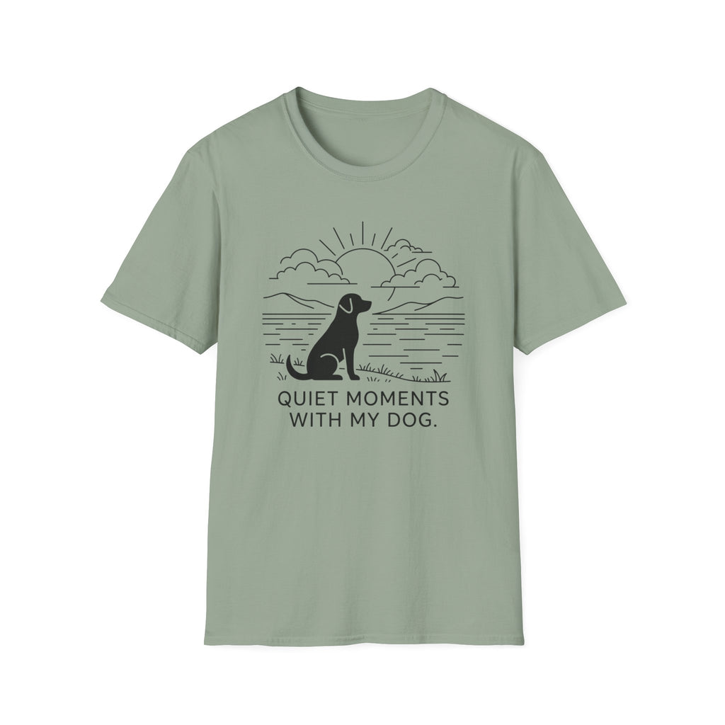 'Quiet Moments With My Dog' Graphic T-Shirt