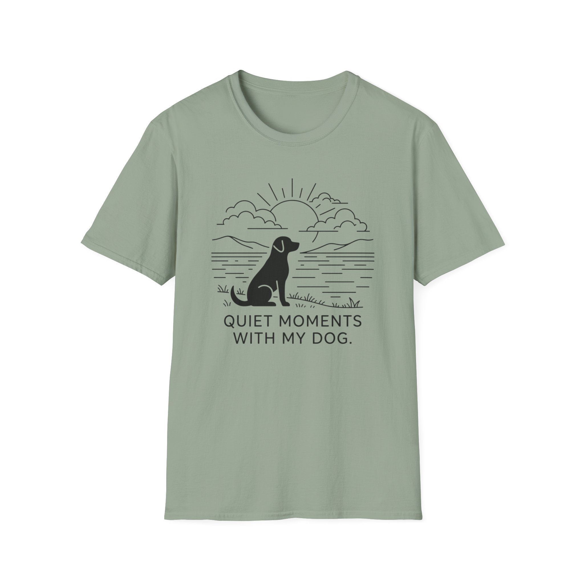 'Quiet Moments With My Dog' Graphic T-Shirt