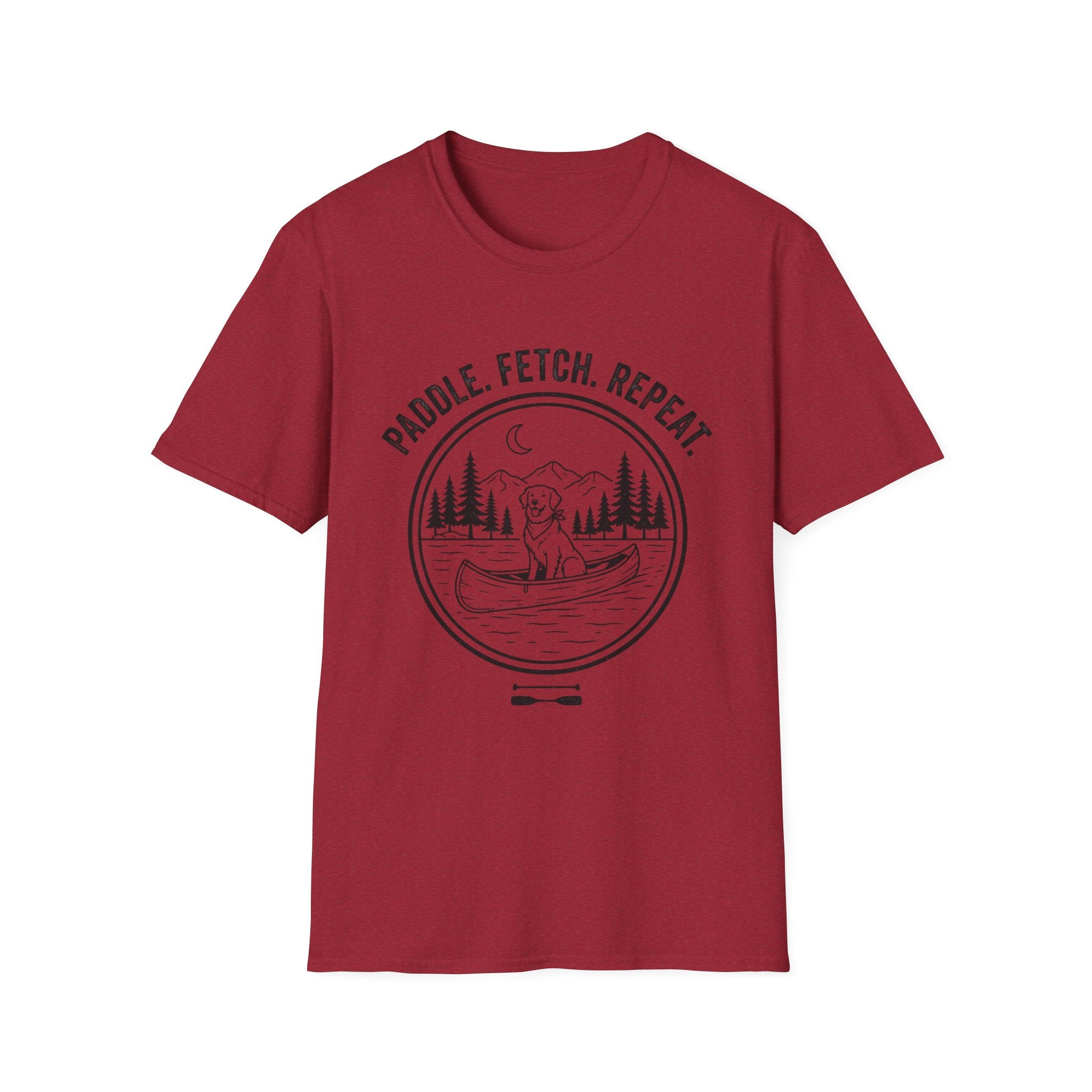 'Paddle,Fetch,Repeat' Graphic T-Shirt
