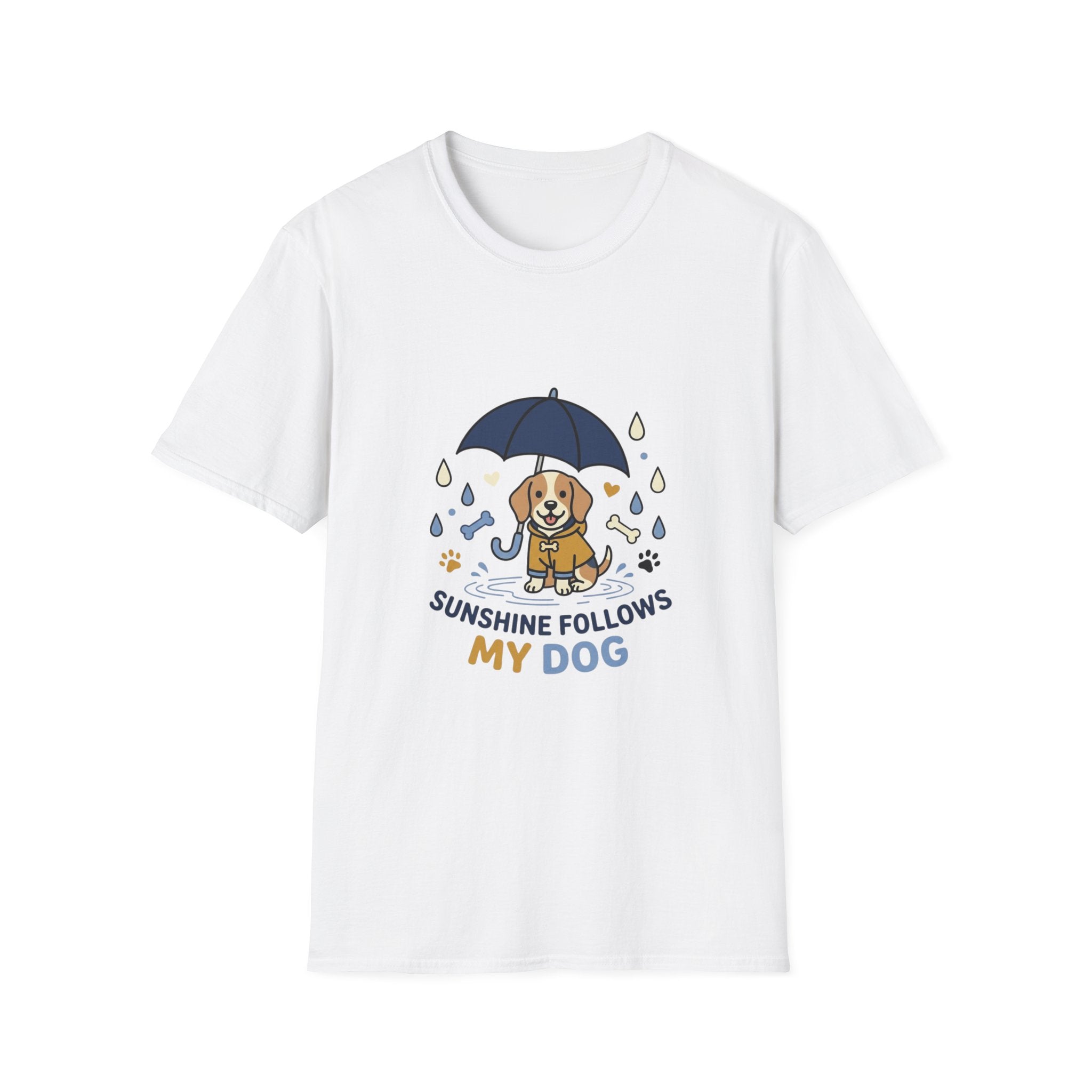 'Sunshine Follow My Dog' Graphic T-Shirt