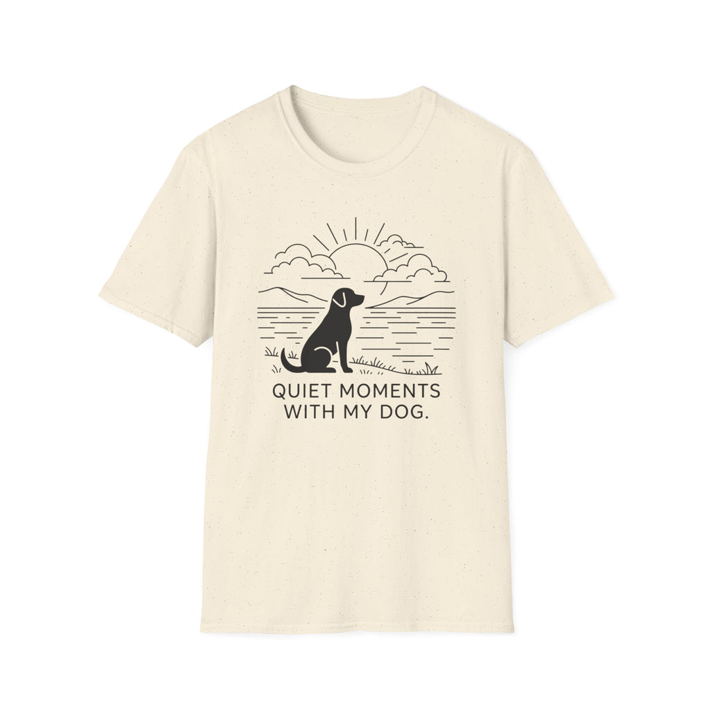 'Quiet Moments With My Dog' Graphic T-Shirt