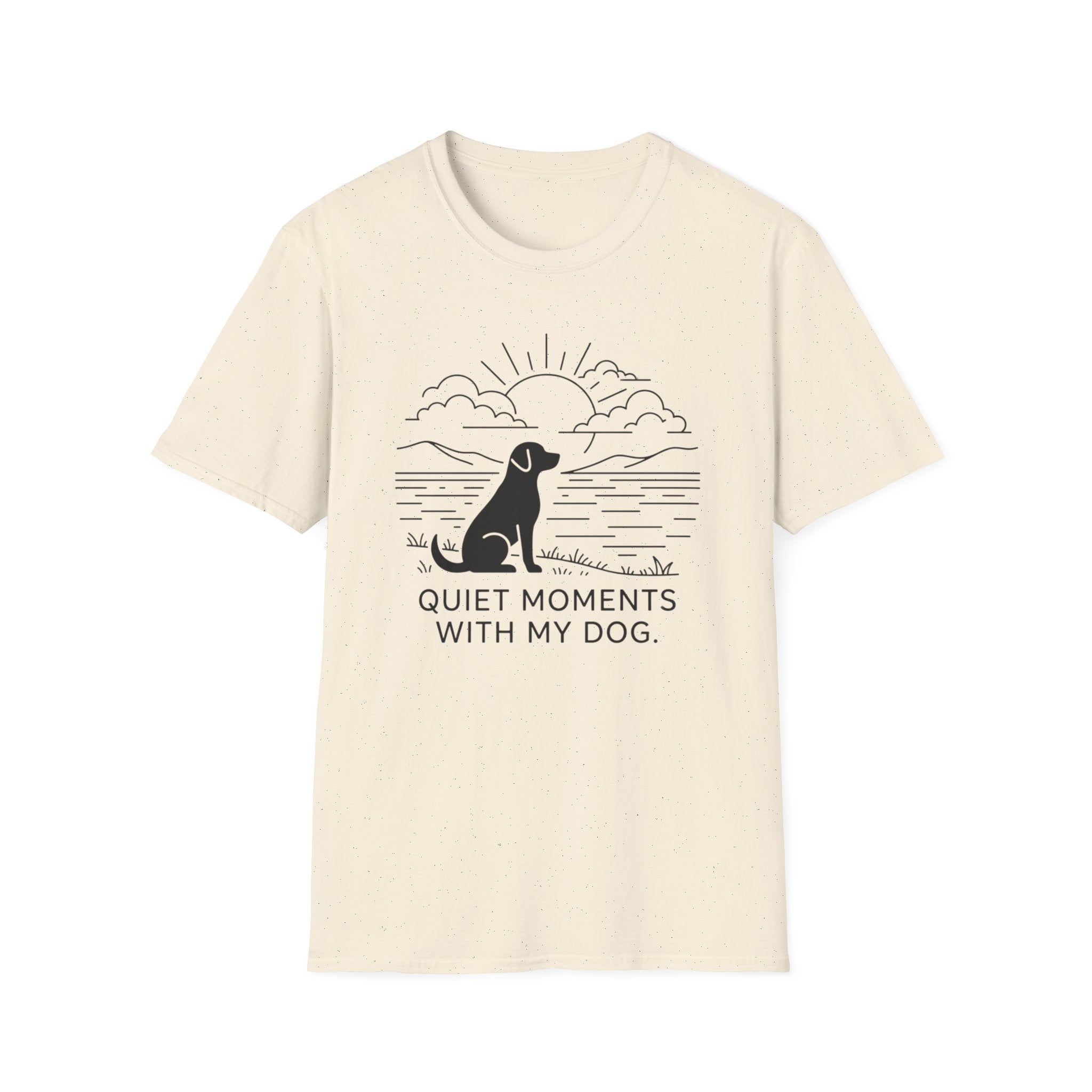 'Quiet Moments With My Dog' Graphic T-Shirt