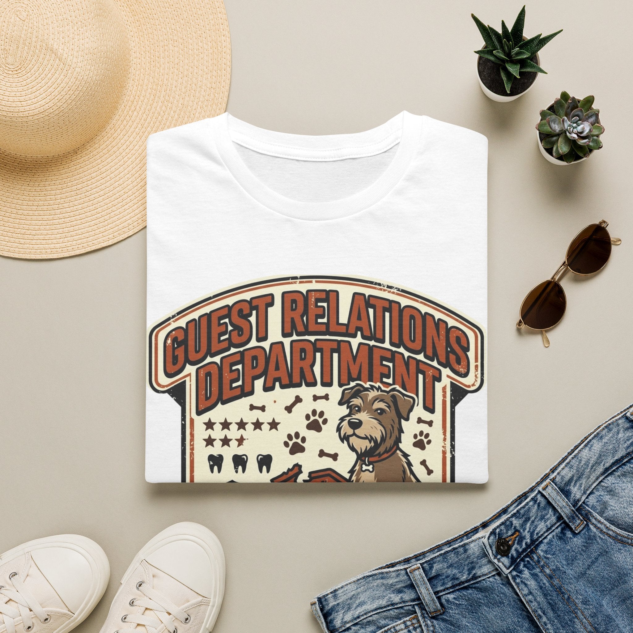 'Guest Relations Department' Graphic T-Shirt