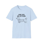 'Long Dog Big Attitude' Graphic T-Shirt