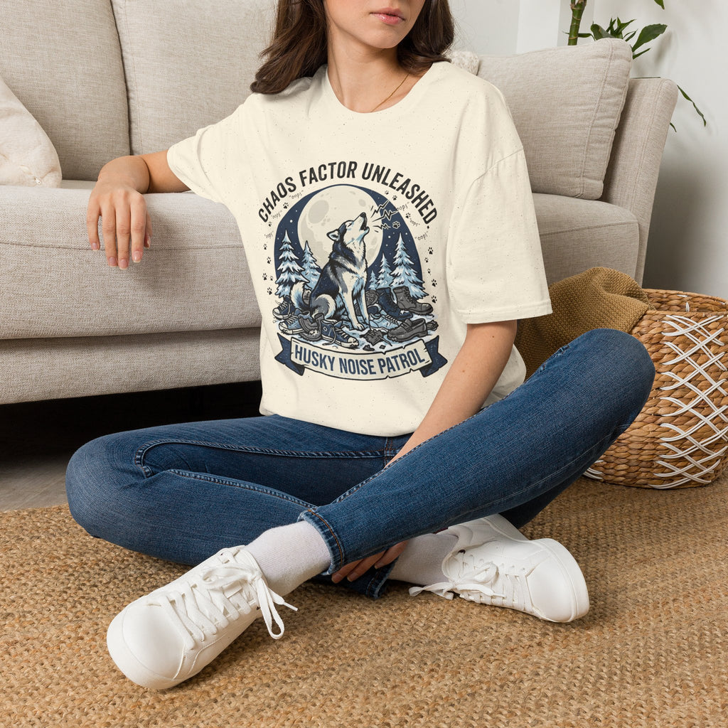 'Husky Noise Patrol' Graphic T-Shirt