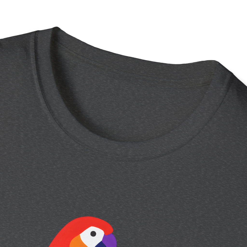 Colorful Parrot Illustration T-Shirt