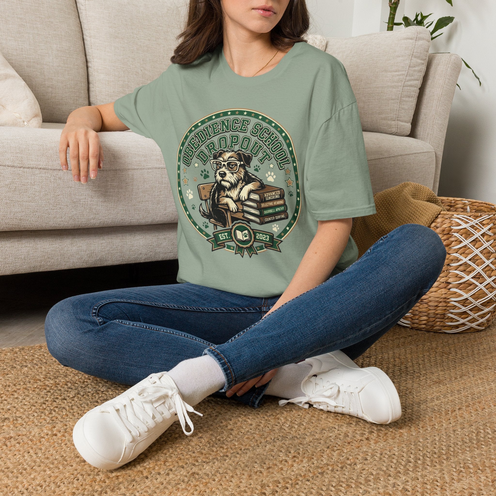 'Obedience School Droupout' Graphic T-Shirt