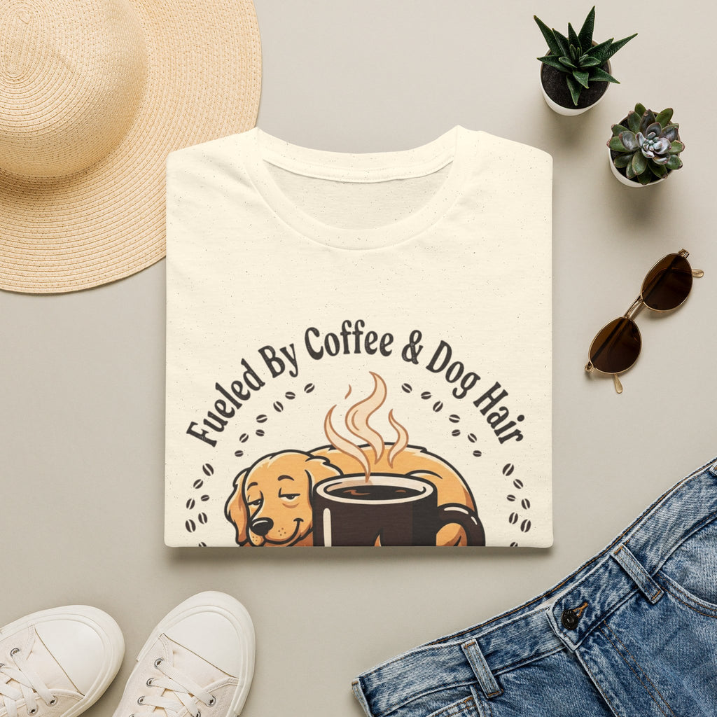 'Fueled by Coffee And Dog Hair' Graphic T-Shirt