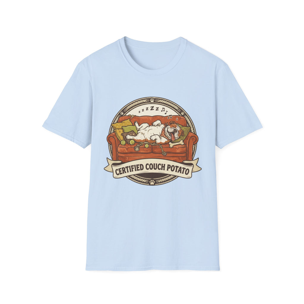 'Certified Couch Potato' Graphic T-Shirt