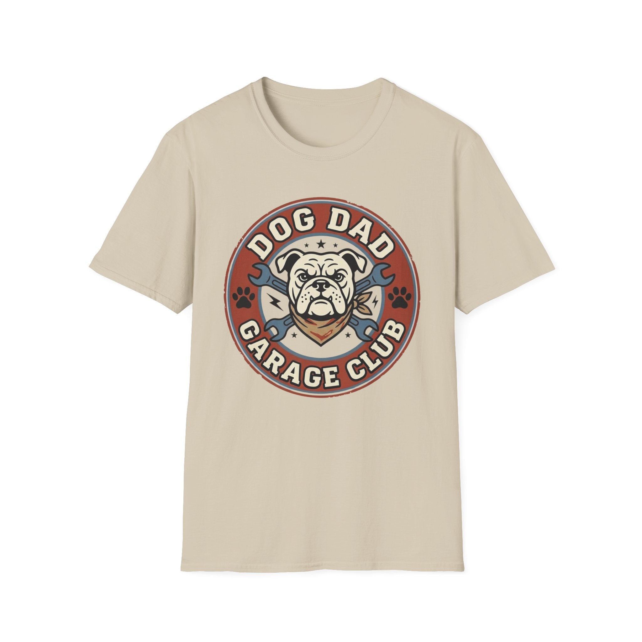 'Dog Dad Garage Club' Graphic T-shirts