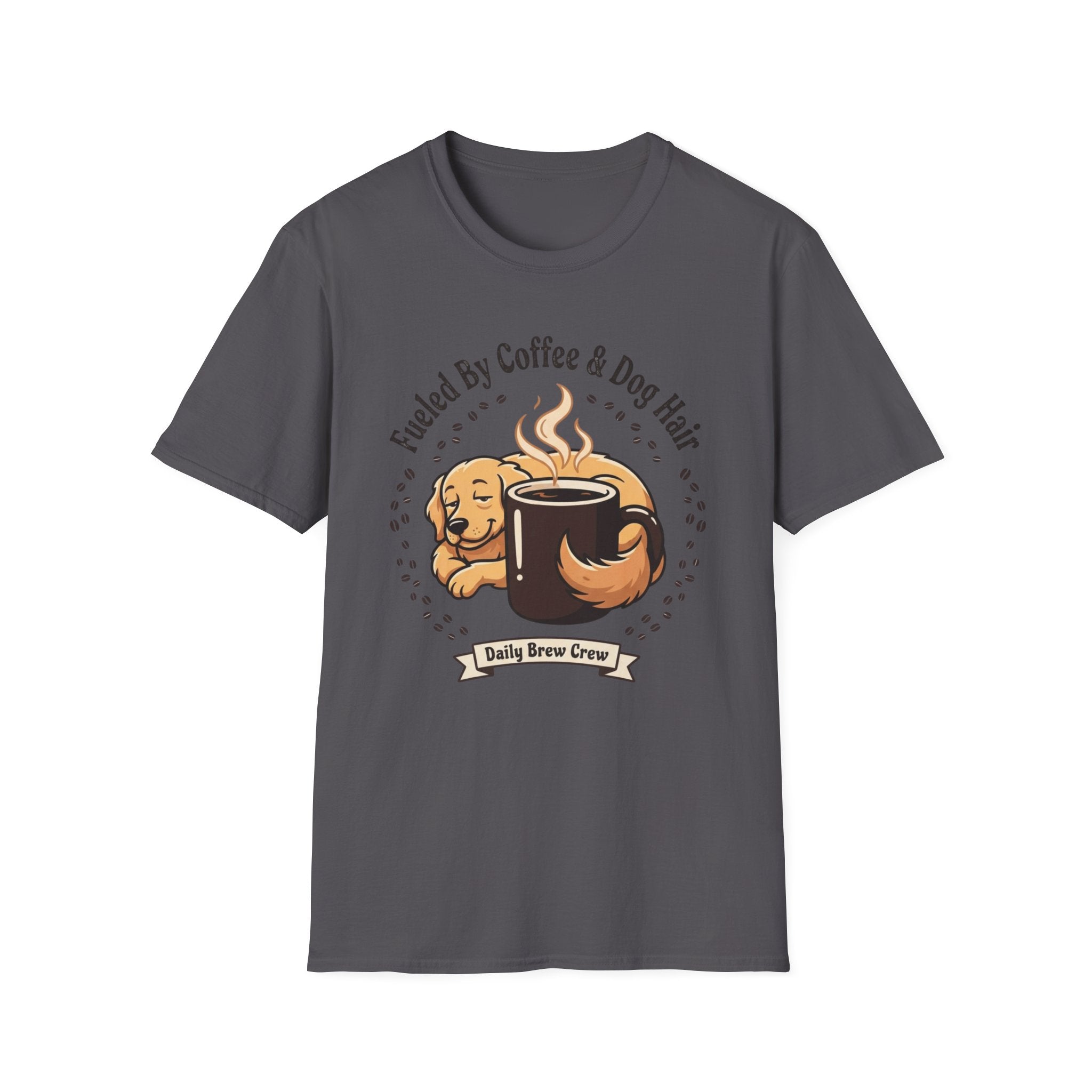 'Fueled by Coffee And Dog Hair' Graphic T-Shirt