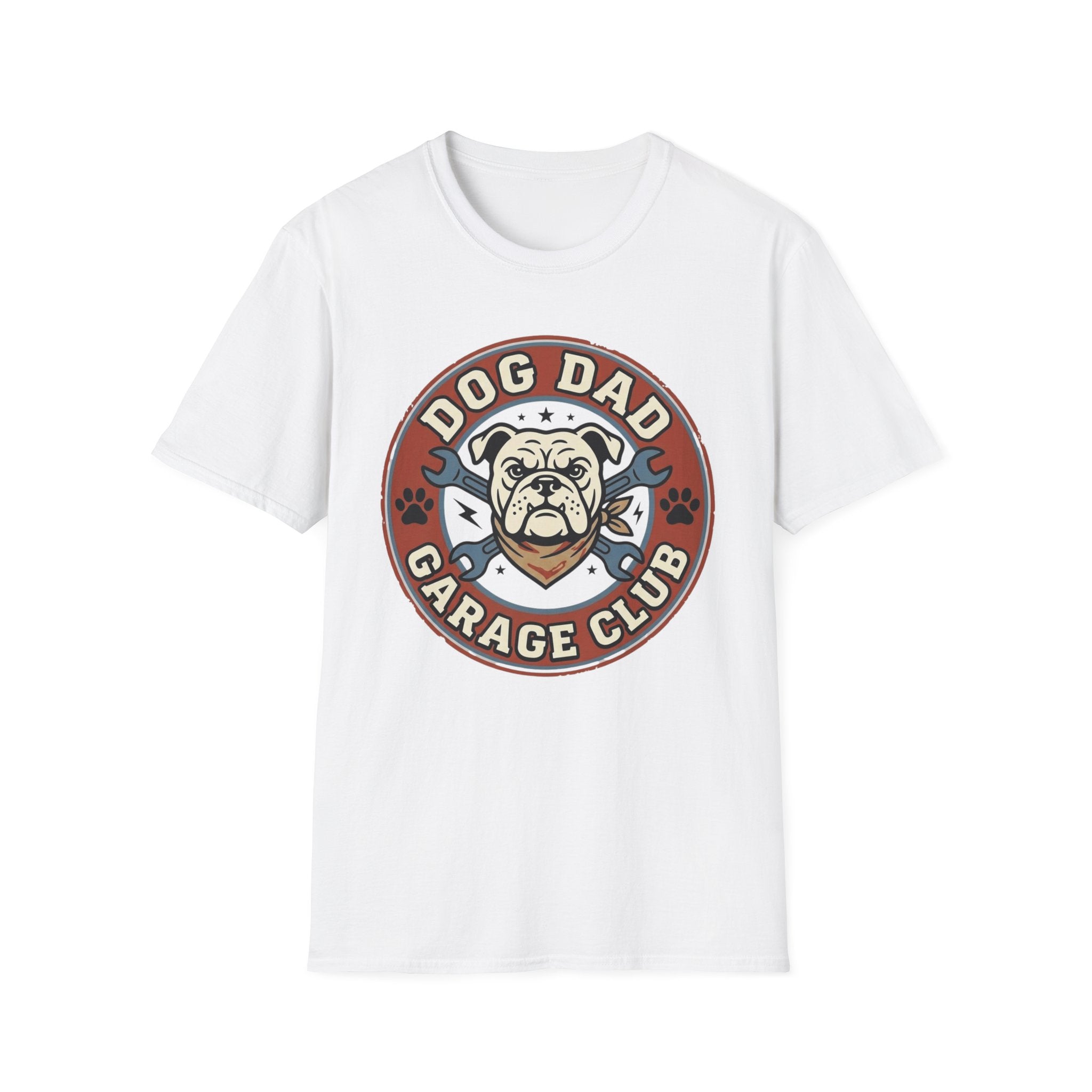 'Dog Dad Garage Club' Graphic T-shirts
