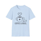 'Coffee & Dogs' Graphic T-Shirt