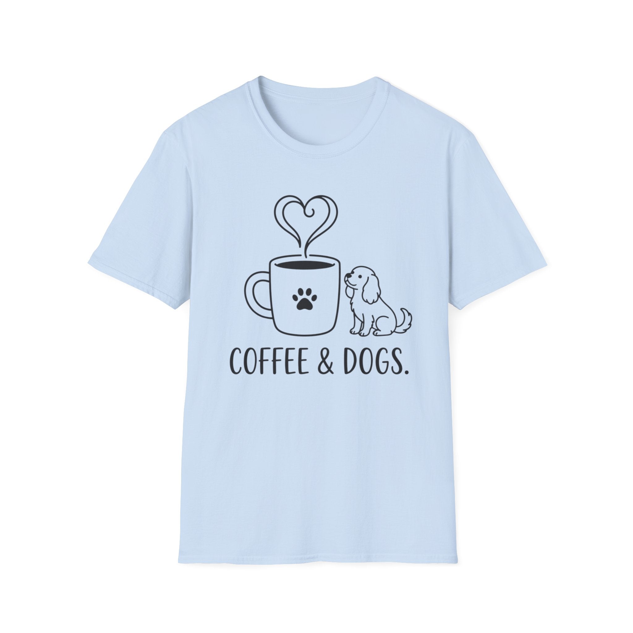 'Coffee & Dogs' Graphic T-Shirt