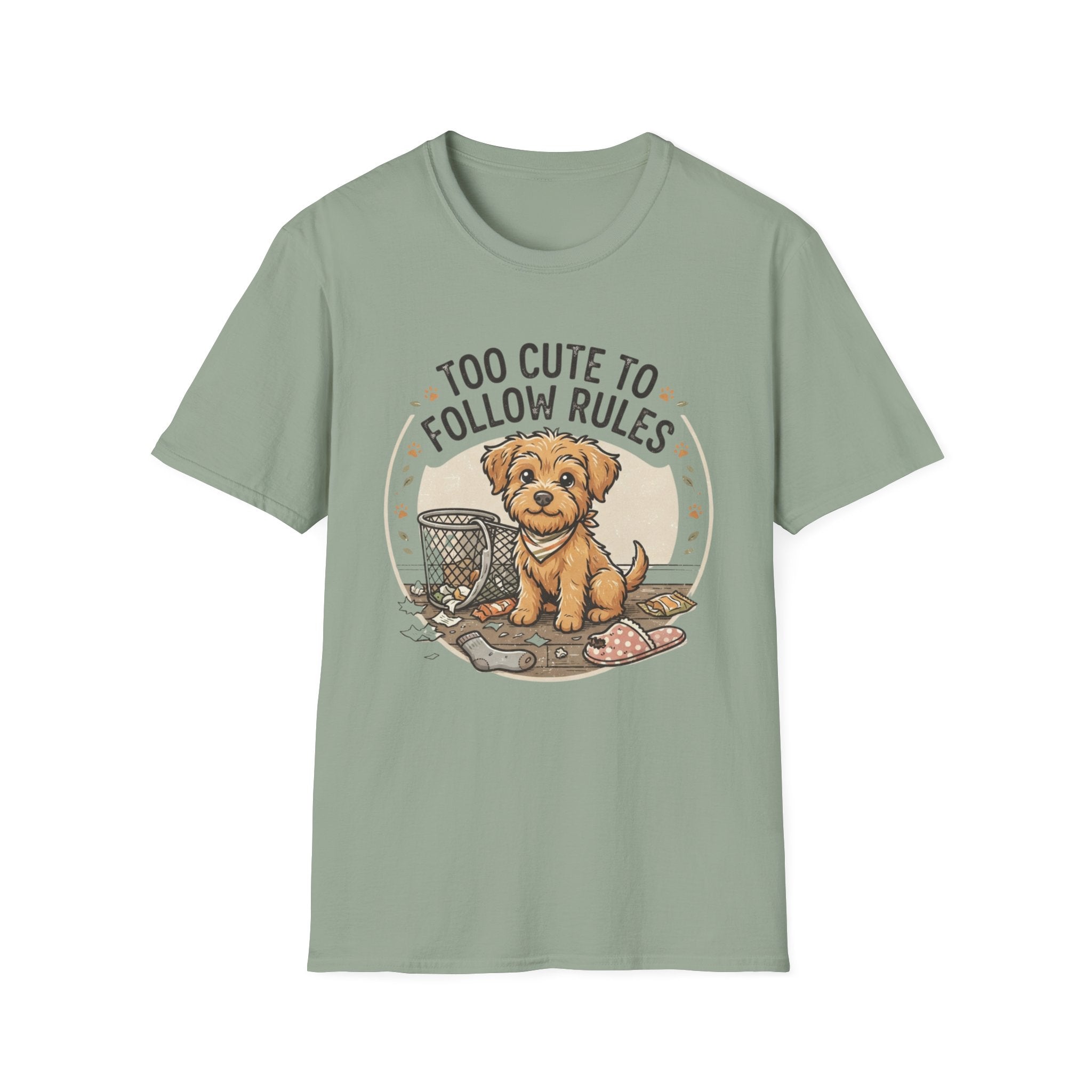 'Too Cute To Follow Rules' Graphic T-Shirt
