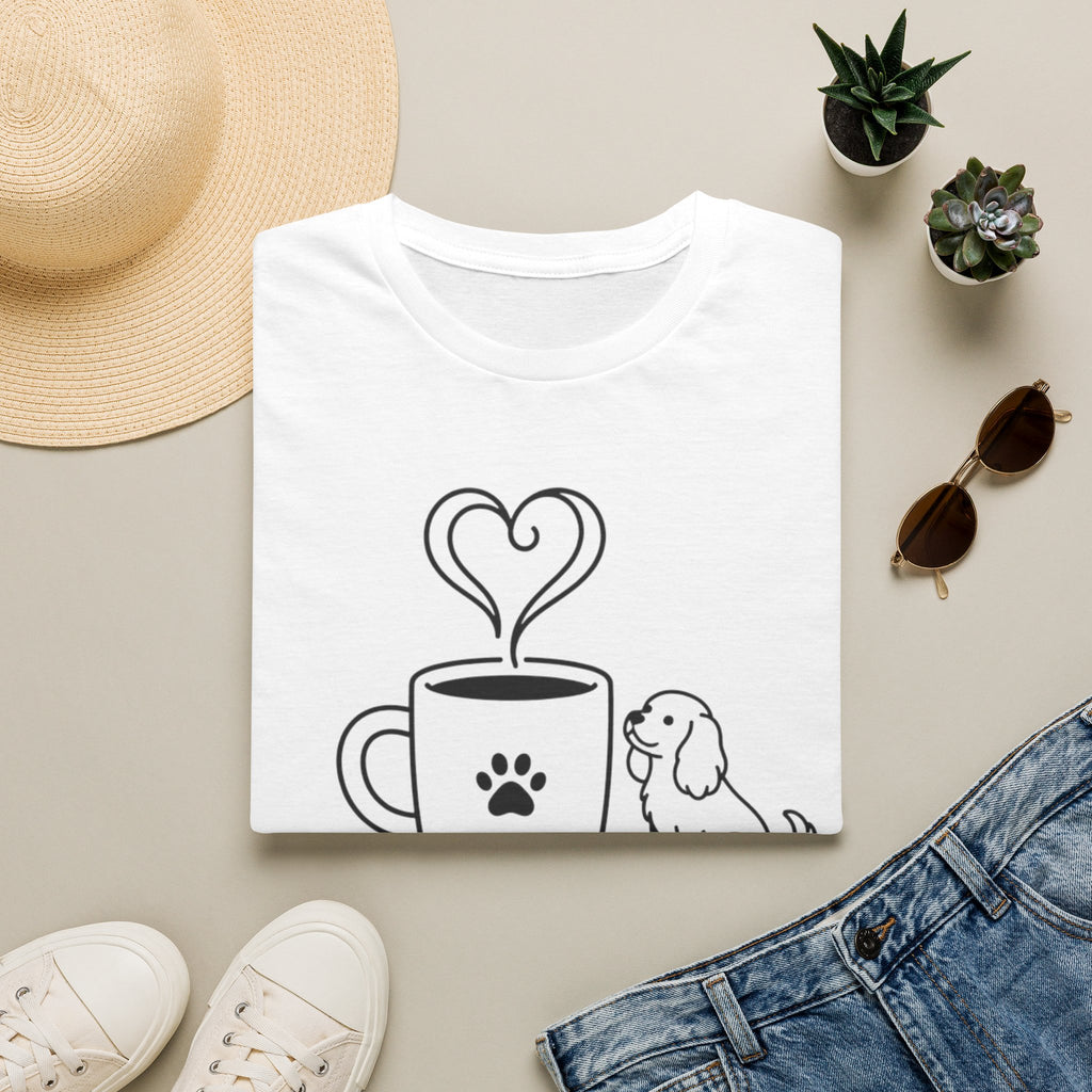 'Coffee & Dogs' Graphic T-Shirt