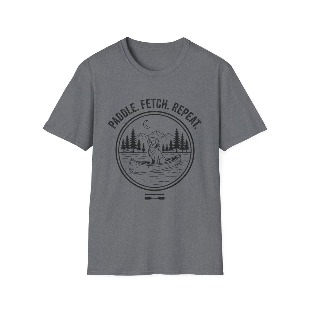 'Paddle,Fetch,Repeat' Graphic T-Shirt
