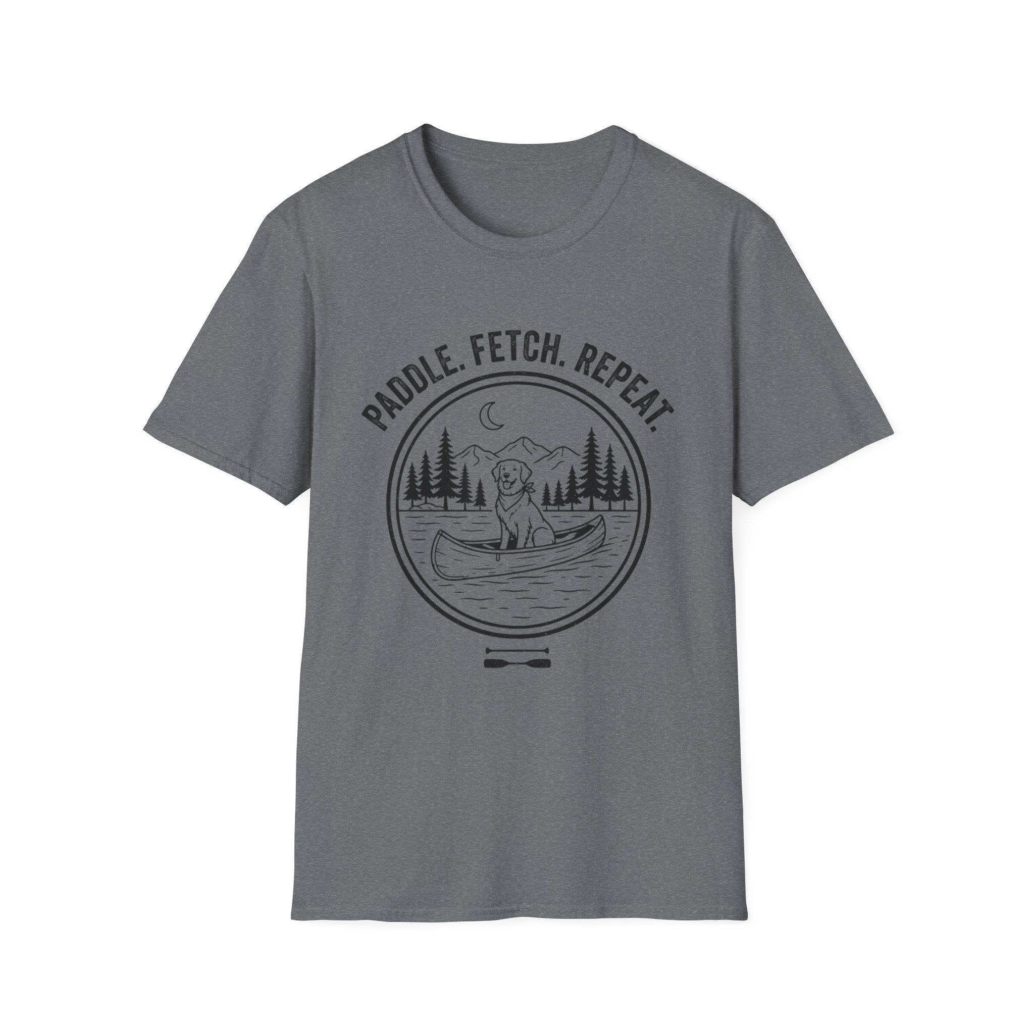 'Paddle,Fetch,Repeat' Graphic T-Shirt