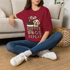 'Coffee Dogs Repeat' Graphic T-Shirt