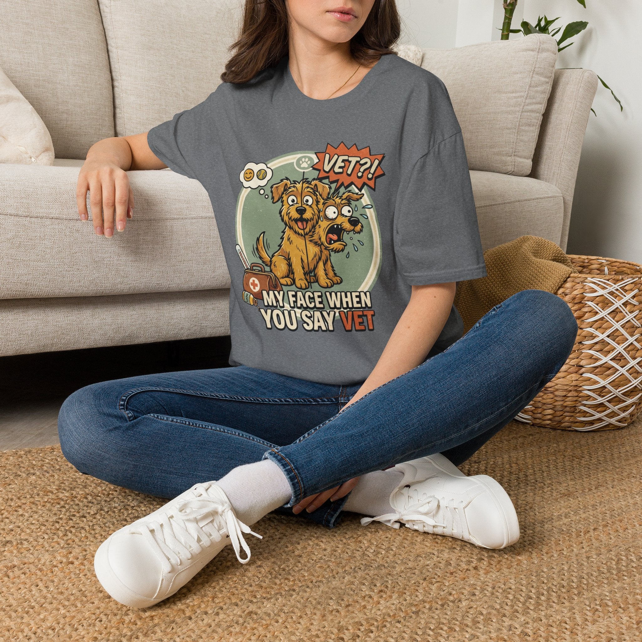 'My Face When You Say Vet' Graphic T-Shirt