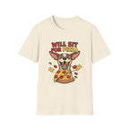 'Will Sit For Pizza' Graphic T-Shirt