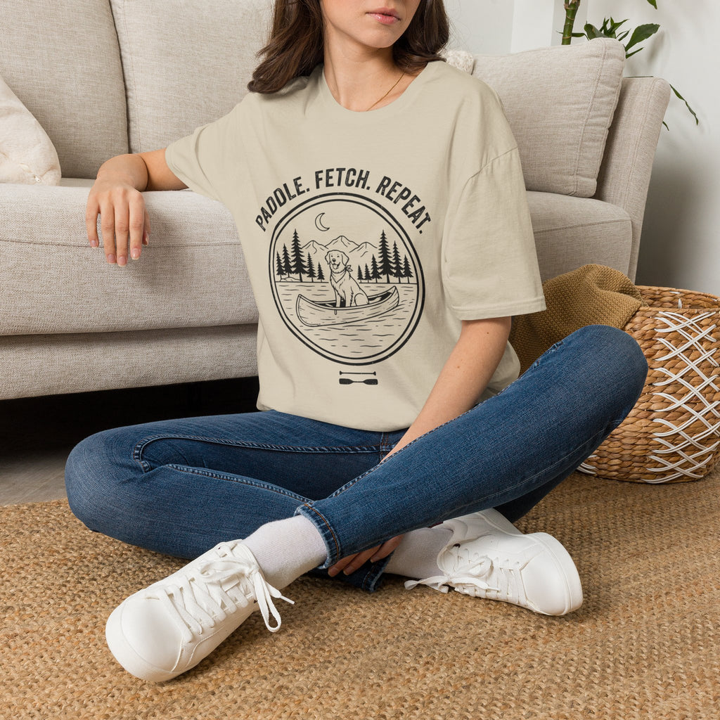 'Paddle,Fetch,Repeat' Graphic T-Shirt