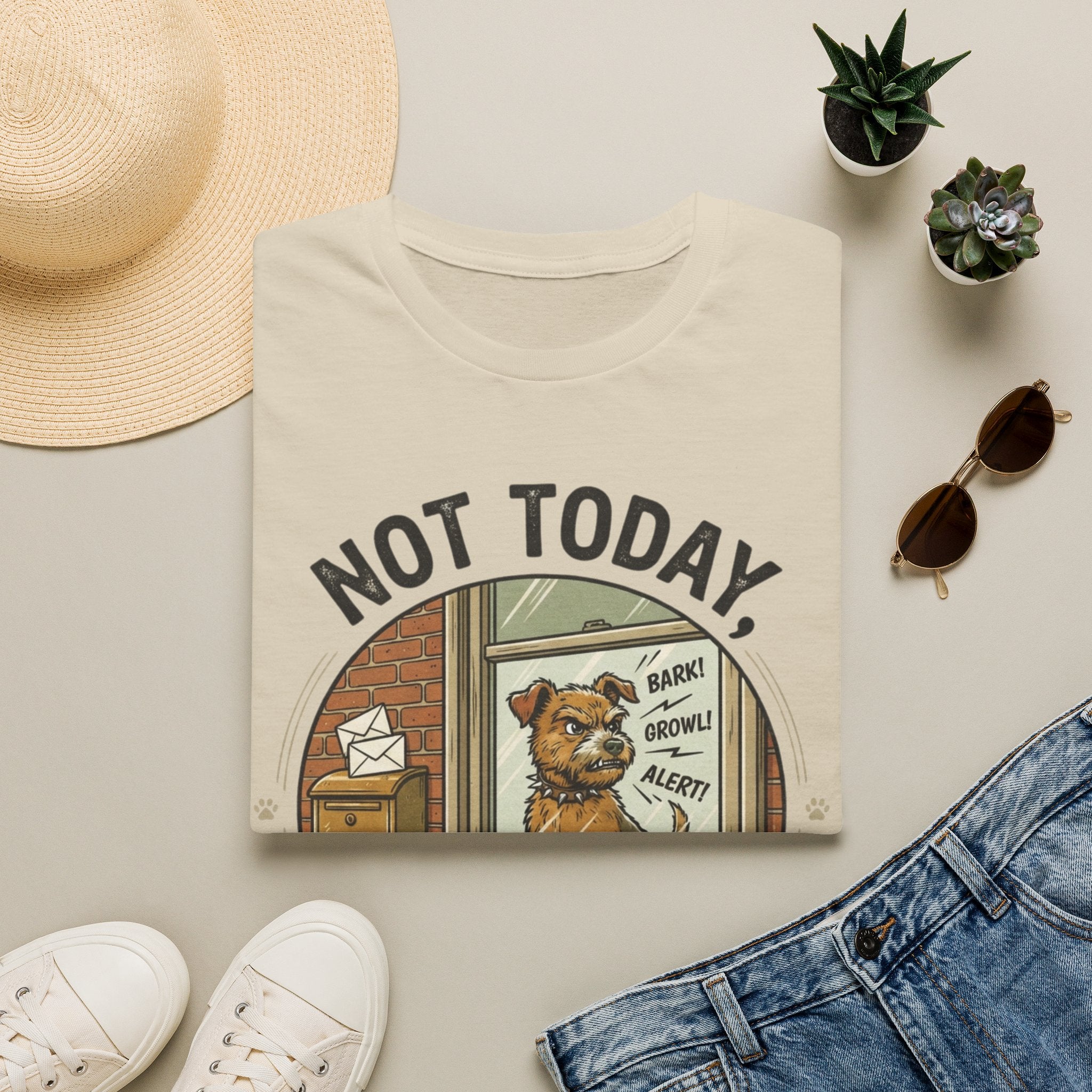 'Not Today Mailman' Graphic T-Shirt