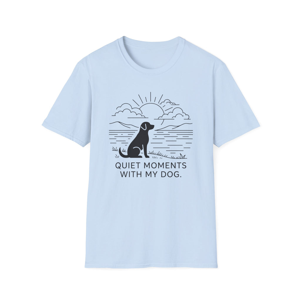 'Quiet Moments With My Dog' Graphic T-Shirt