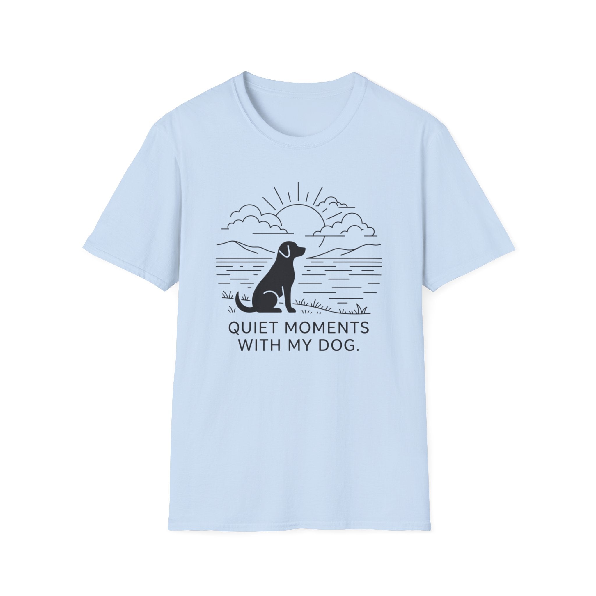 'Quiet Moments With My Dog' Graphic T-Shirt