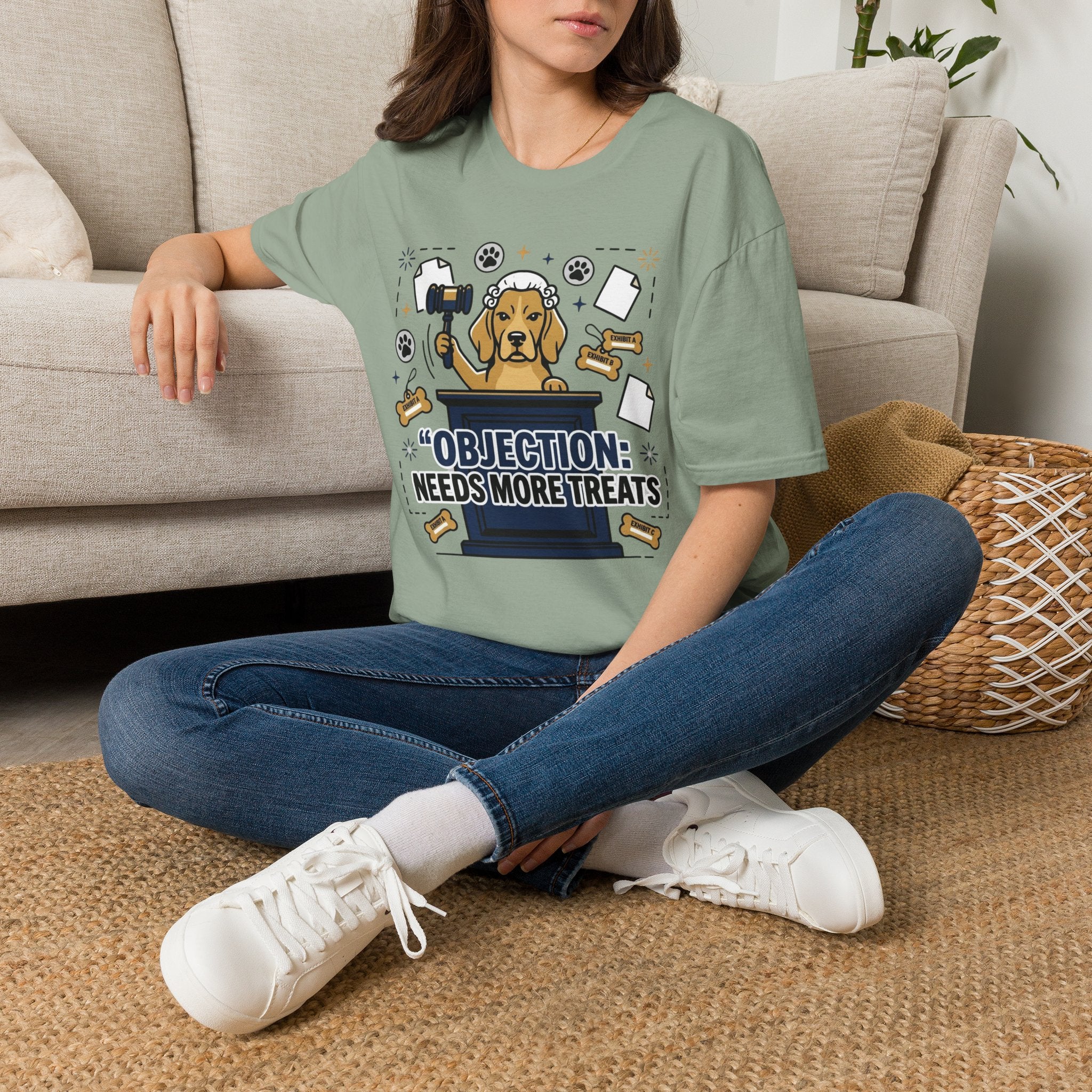 'Objection: Needs More Treats' Graphic T-Shirt