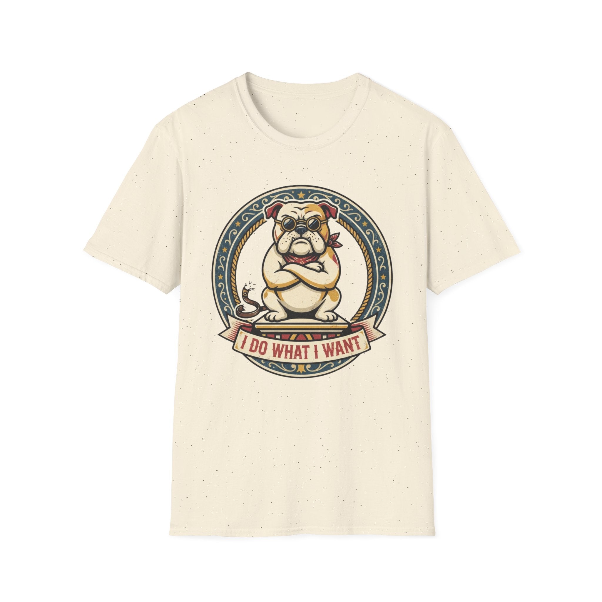 Bulldog 'I Do What I Want' Graphic T-Shirt