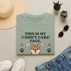 'This Is My I Dont Care Face' Graphic T-Shirt