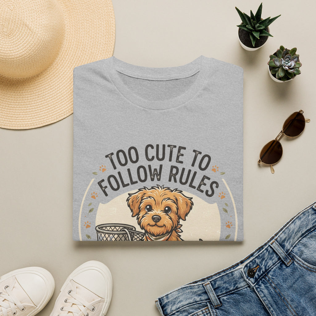 'Too Cute To Follow Rules' Graphic T-Shirt