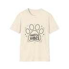 'Pawsitive Vibes' Graphic T-Shirt