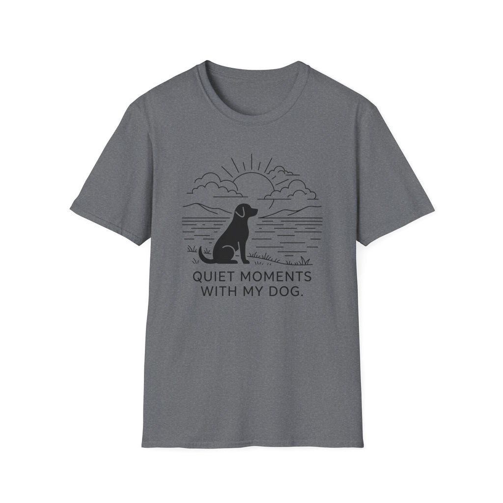 'Quiet Moments With My Dog' Graphic T-Shirt