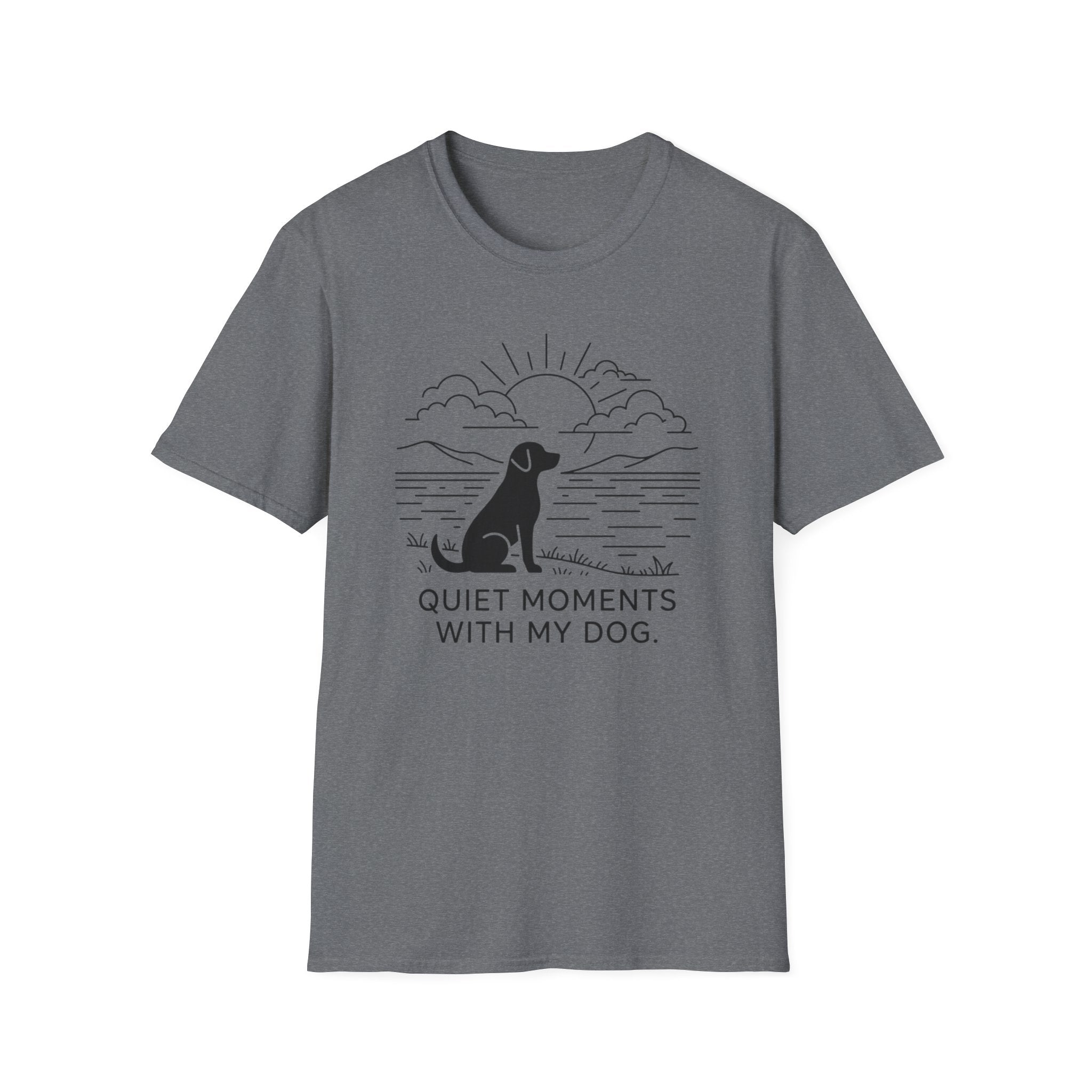 'Quiet Moments With My Dog' Graphic T-Shirt