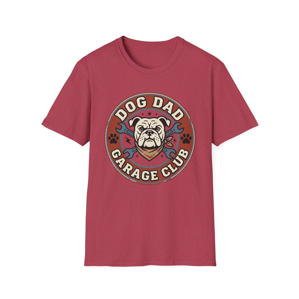 'Dog Dad Garage Club' Graphic T-shirts