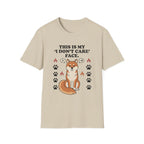 'This Is My I Dont Care Face' Graphic T-Shirt
