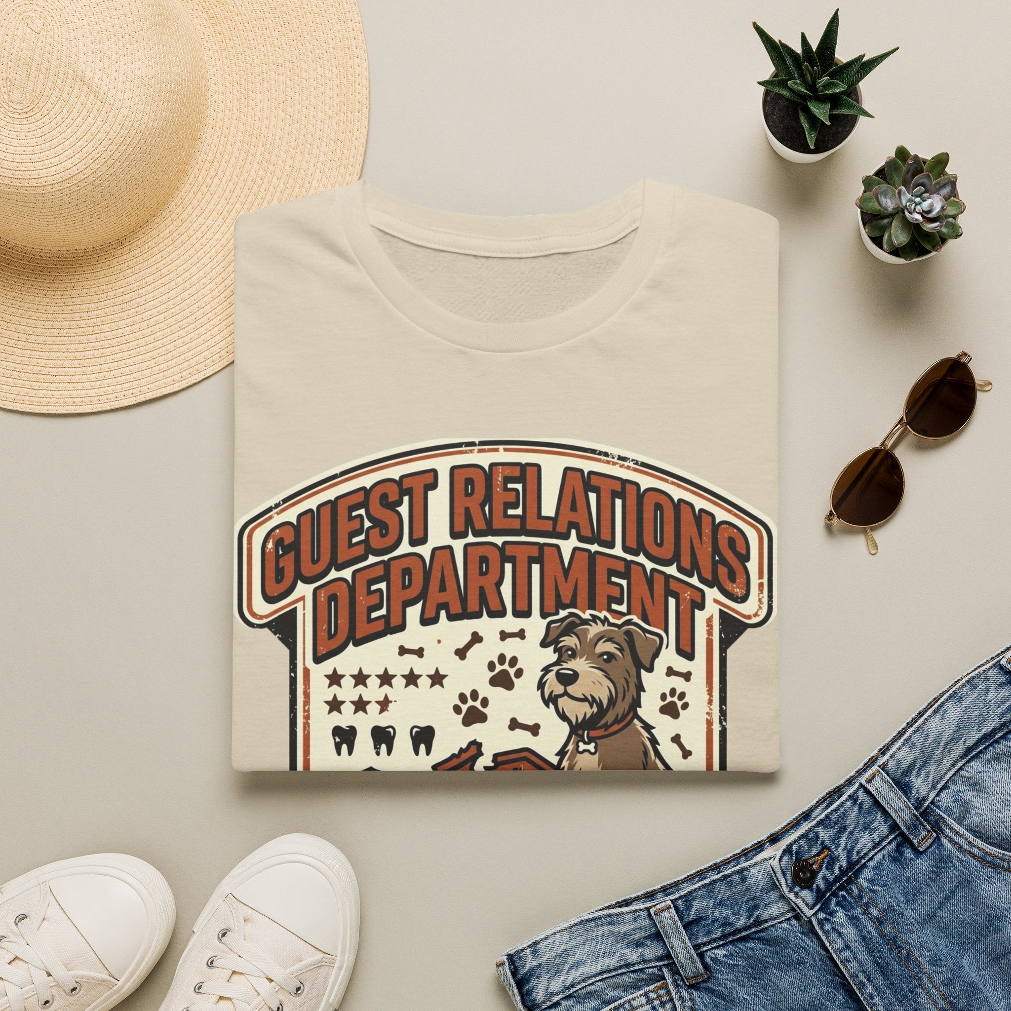 'Guest Relations Department' Graphic T-Shirt