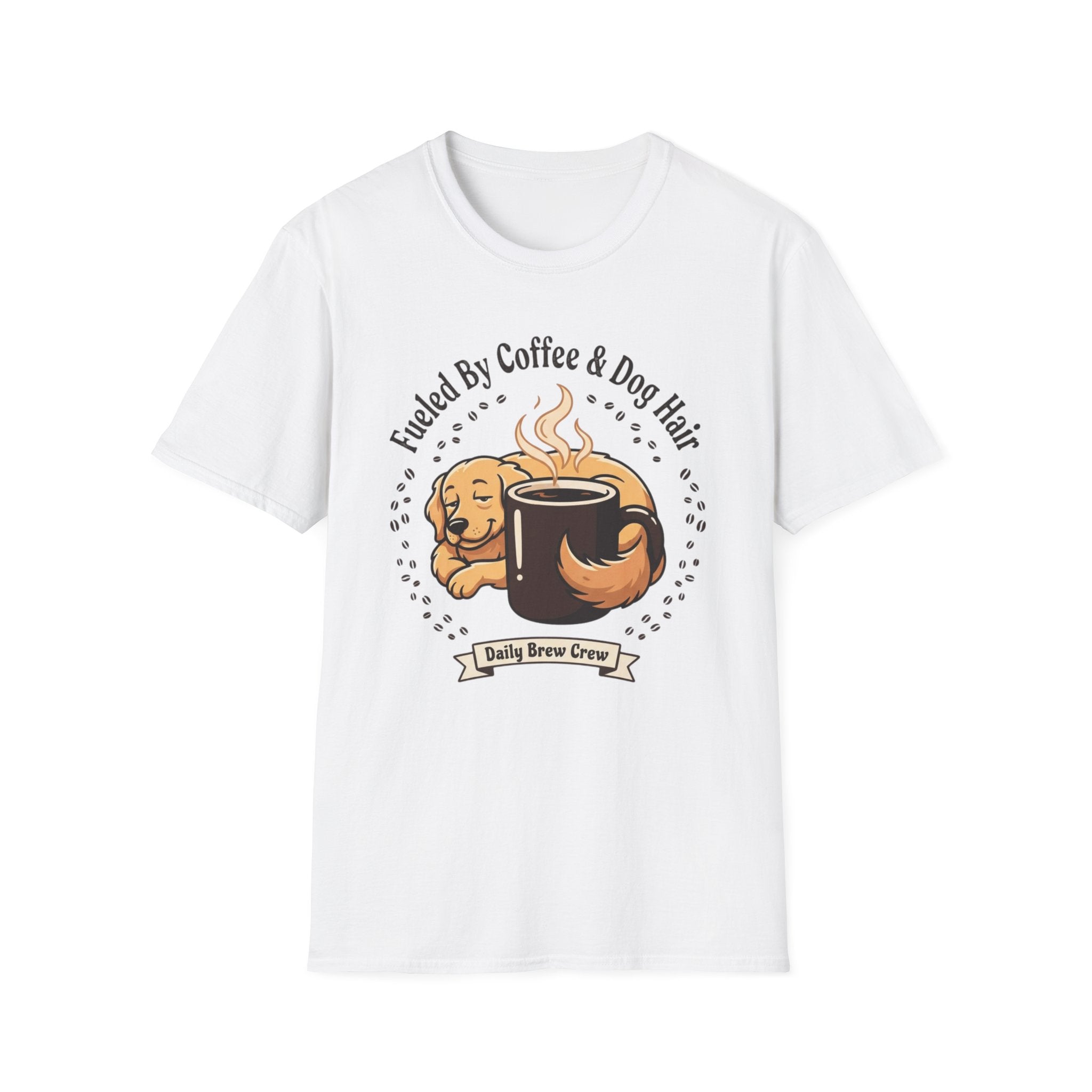 'Fueled by Coffee And Dog Hair' Graphic T-Shirt