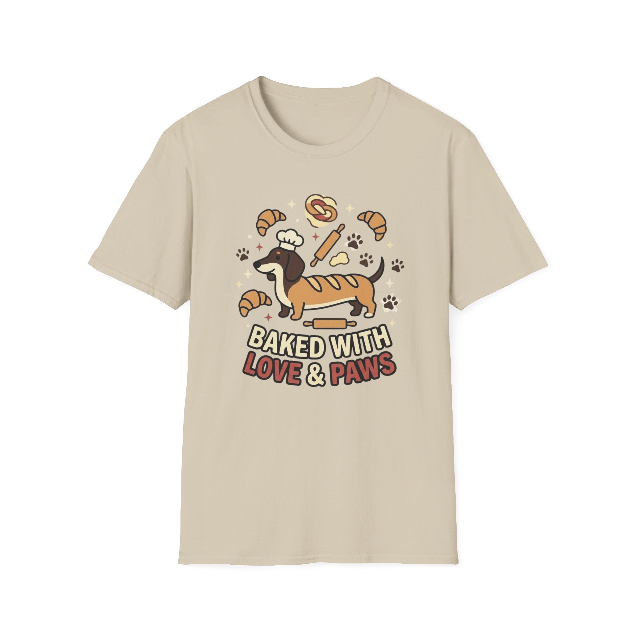 Baked with Love & Paws Graphic T-shirts