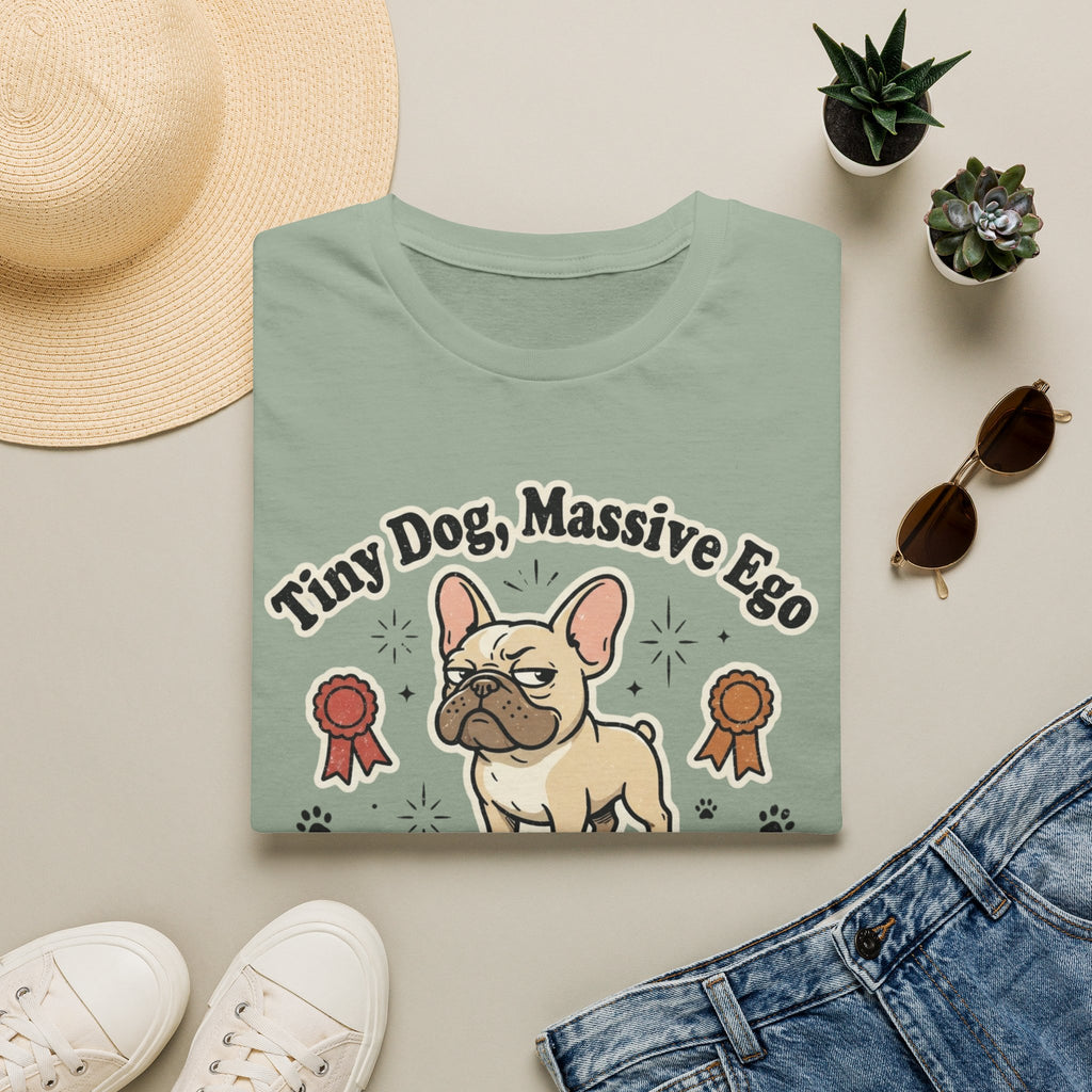 'Tiny Dog Massive Ego' Graphic T-Shirt