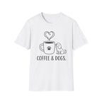 'Coffee & Dogs' Graphic T-Shirt