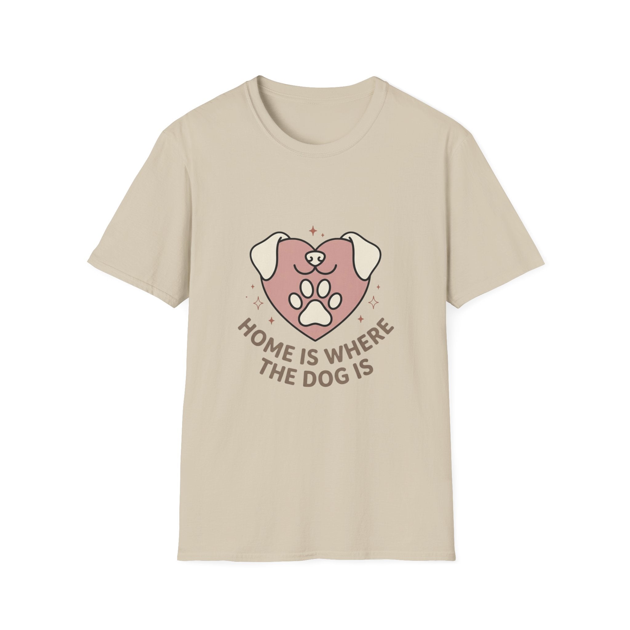 'Home Is Where The Dog Is' Graphic T-Shirt