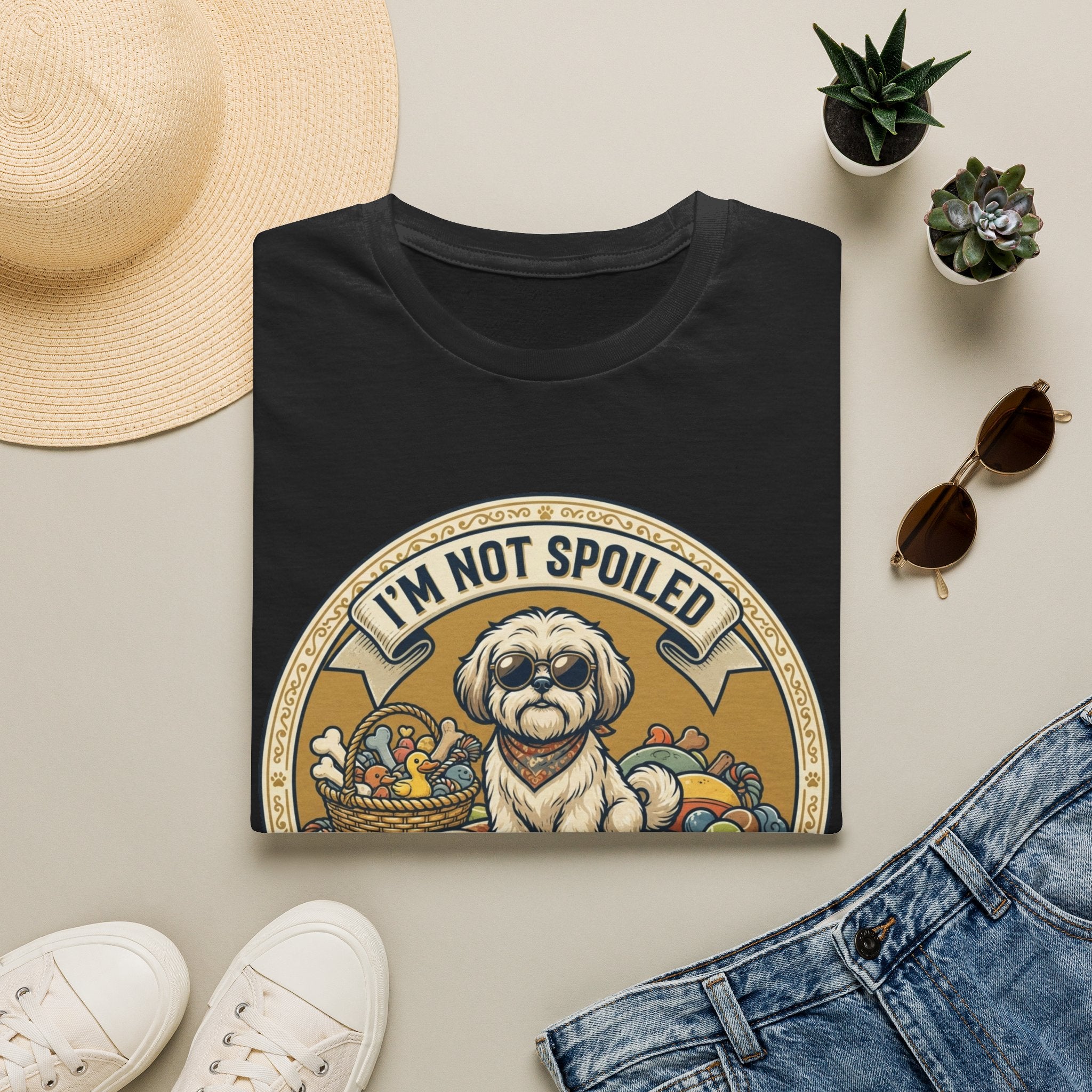 'I'M Not Spoiled I'M Well Loved' Graphic T-Shirt