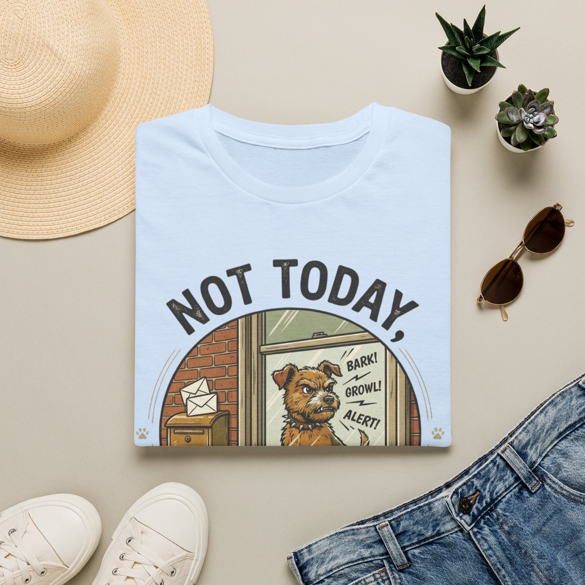 'Not Today Mailman' Graphic T-Shirt