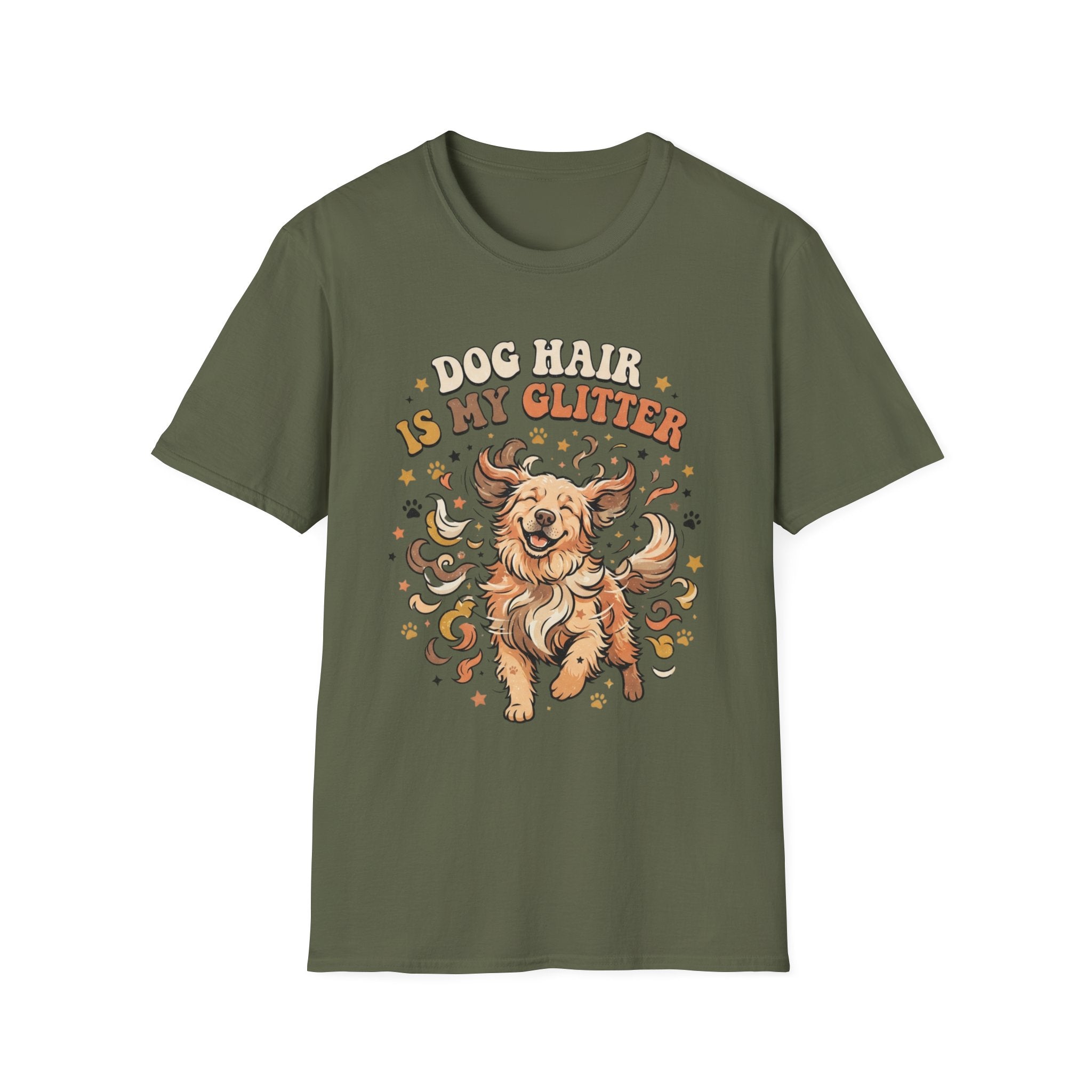 'Dog Hair Is My Glitter' Graphic T-shirts