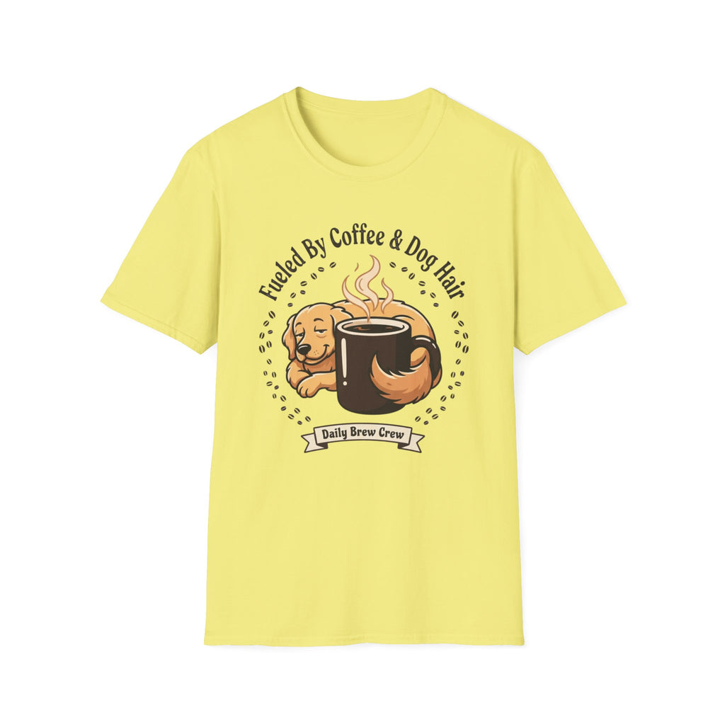 'Fueled by Coffee And Dog Hair' Graphic T-Shirt