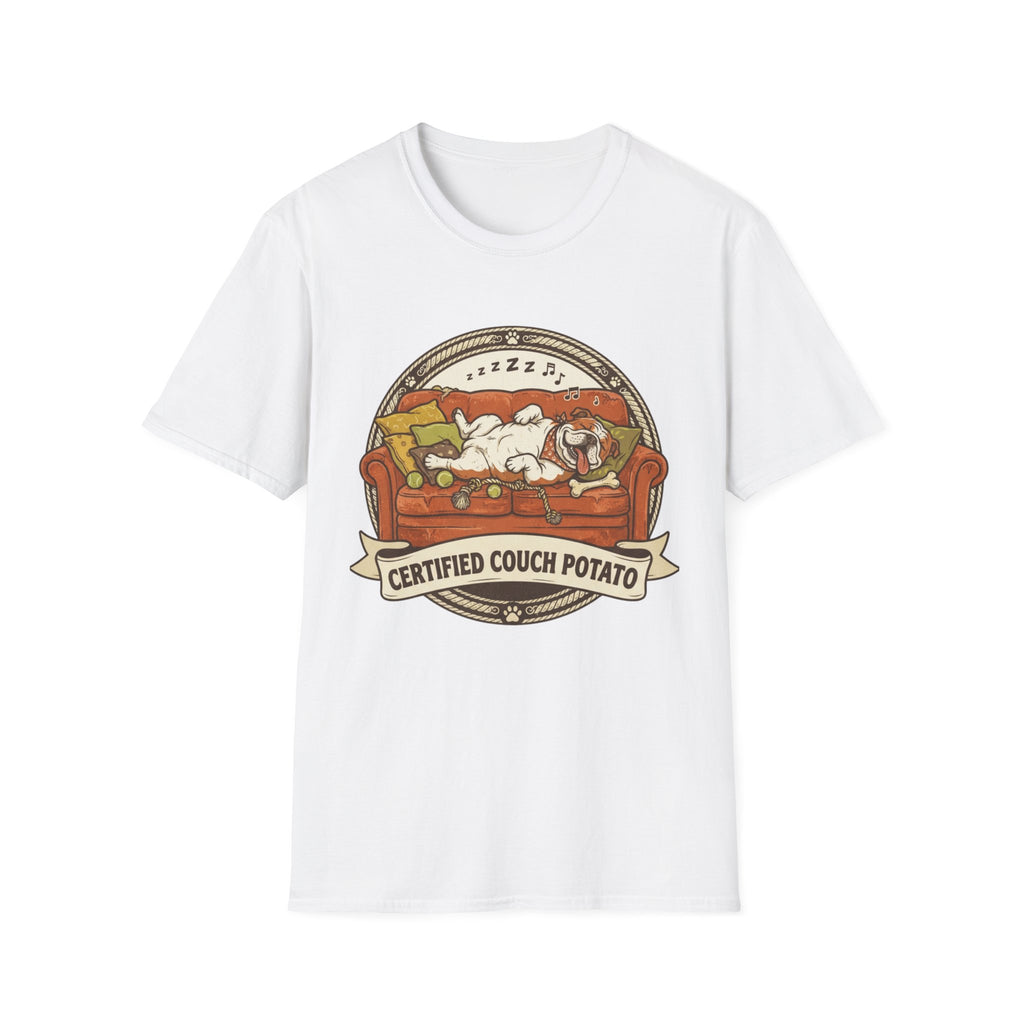 'Certified Couch Potato' Graphic T-Shirt
