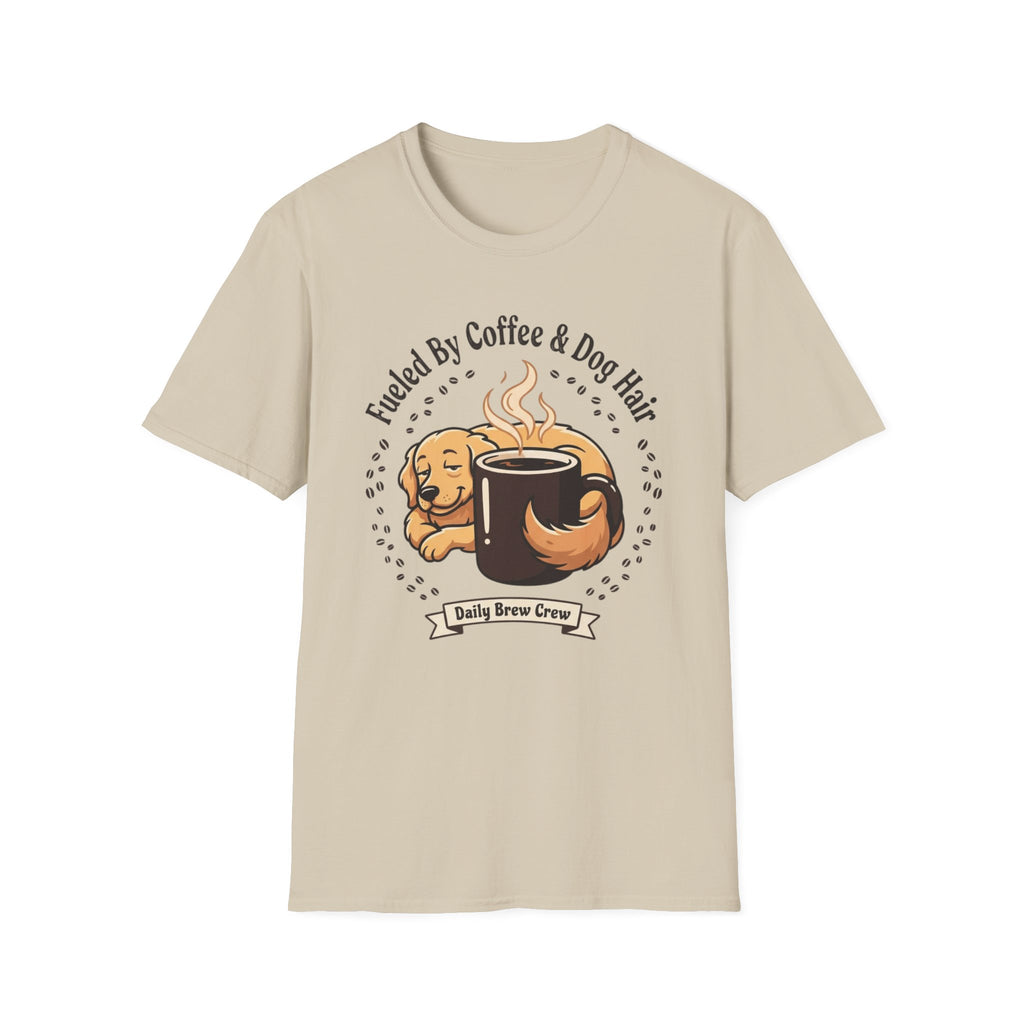 'Fueled by Coffee And Dog Hair' Graphic T-Shirt